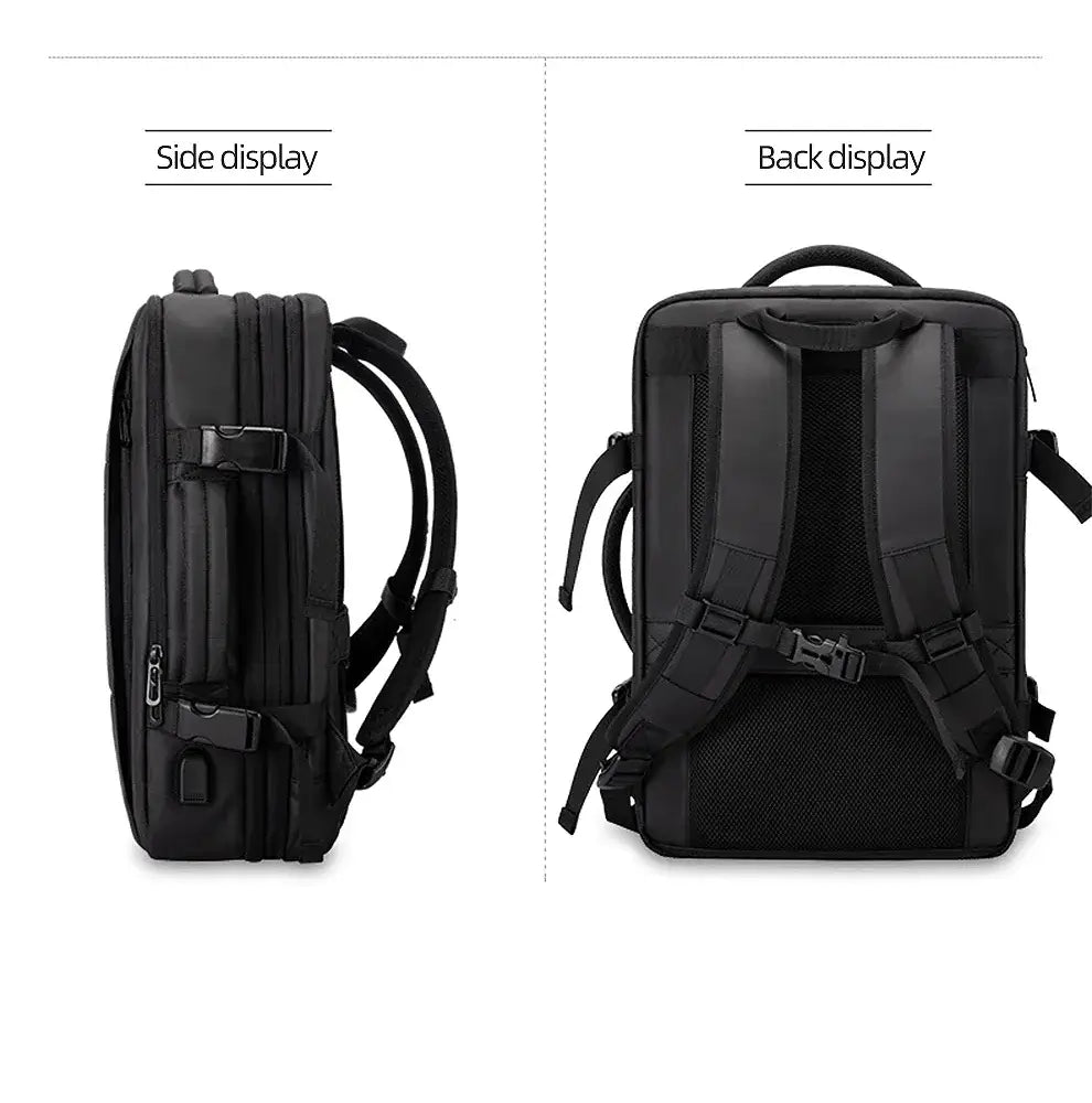 HK Travel Backpack Men Business Backpack Expandable School Bag Large Capacity 15.6" Laptop Waterproof Fashion Backpack with USB