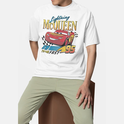 Men Sally I'm Lightning Cars T Shirts Mcqueen Cotton Clothing Creative Short Sleeve Round Collar Tee Shirt Plus Size T-Shirts