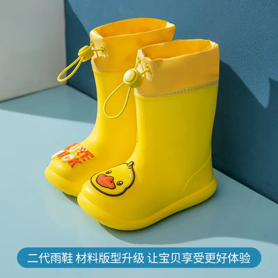 EVA Waterproof Rain Shoes Kids Infant Rain Boots Non-slip Baby Sneaker Cartoon Boy Girl Toddler Waterproof Children Shoes Summer