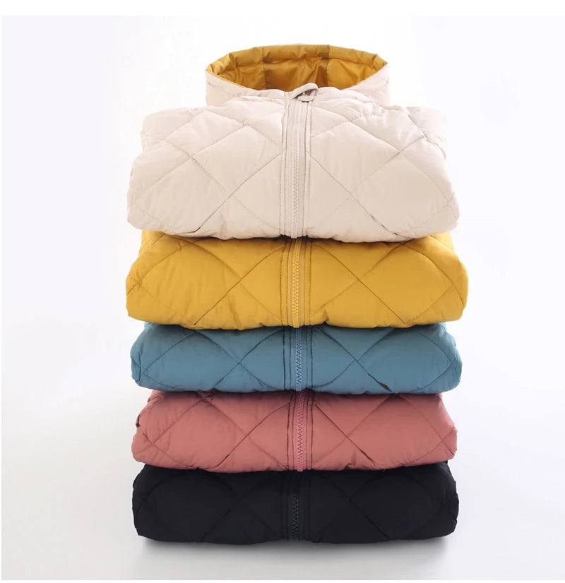 Casual Baby Girls Winter Clothes Kids Light Down Coats with Hoodie Spring Girl Jacket Toddler Children Clothing for Boys Coat