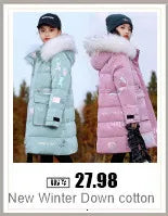 2024 Winter Thicken warm Down jacket Girls clothing kids toddler girl clothes Parka Hooded Children Outerwear Coats snow suit