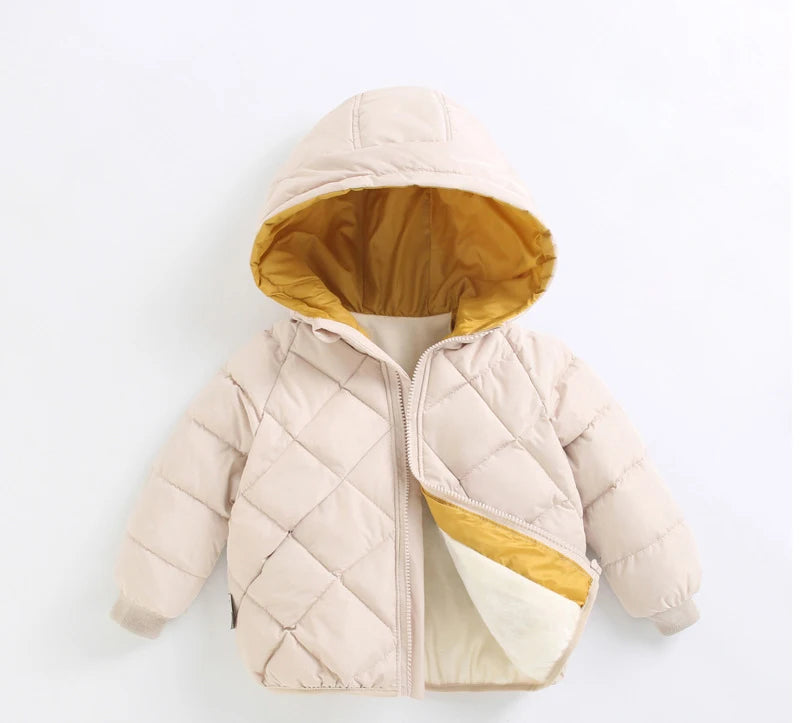 Casual Baby Girls Winter Clothes Kids Light Down Coats with Hoodie Spring Girl Jacket Toddler Children Clothing for Boys Coat