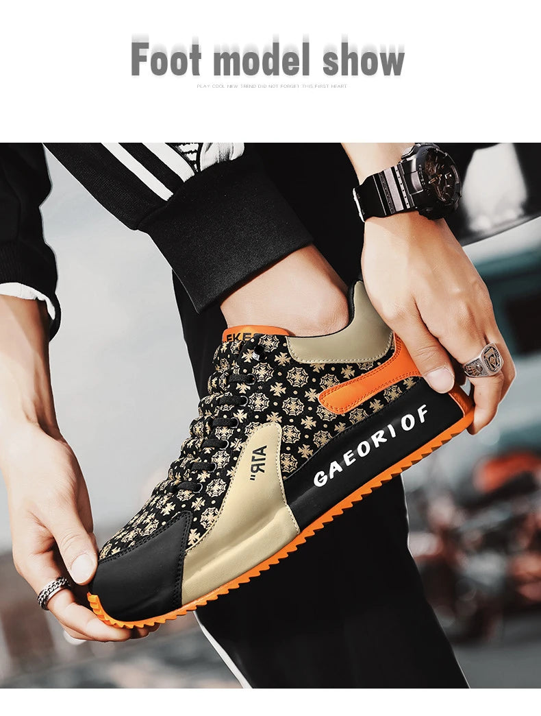 Men's Retro Forrest Gump Board Shoes Spring Summer New Fashion Versatile Flat Anti Slip Sports Shoes Banquet Travel Casual Shoes