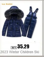 2024 Winter Thicken warm Down jacket Girls clothing kids toddler girl clothes Parka Hooded Children Outerwear Coats snow suit