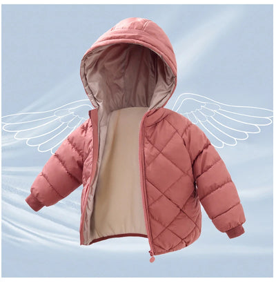 Casual Baby Girls Winter Clothes Kids Light Down Coats with Hoodie Spring Girl Jacket Toddler Children Clothing for Boys Coat