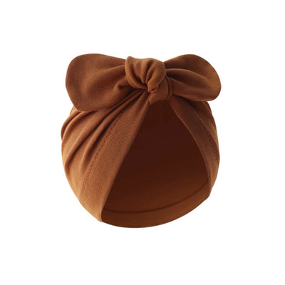 Children Rabbit Ear Turban Hat Baby Indian Knot Bows Hats Newborn Toddler Ball Tie Caps Kids Earmuffs Beanie Hair Accessories