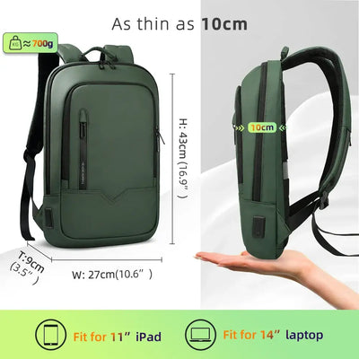 Heroic Knight Men Business Backpack Multifunction Slim Laptop Bags For Women outdoors Waterproof pack Aesthetic Backpack Design