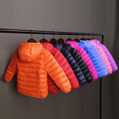 Autumn Winter Kids Down Jackets For Girls Children Clothes Warm  Coats For Boys Toddler Girls Outerwear Clothes 2-12 Years