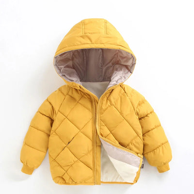 Casual Baby Girls Winter Clothes Kids Light Down Coats with Hoodie Spring Girl Jacket Toddler Children Clothing for Boys Coat