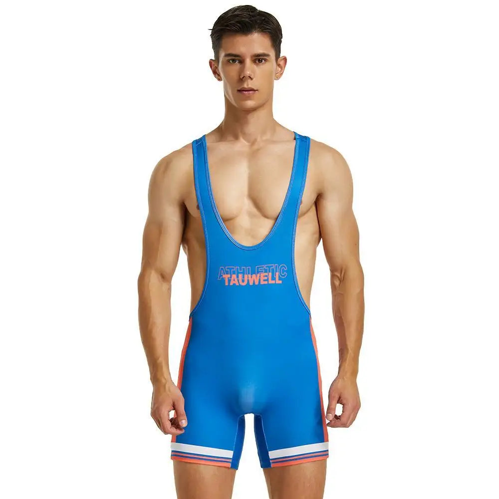 SEOBEAN Mens Undershirts Bodysuit Wrestling Singlet Fitness Workout One-piece Vest Bodywear Underwear Bodybuilding Jumpsuit