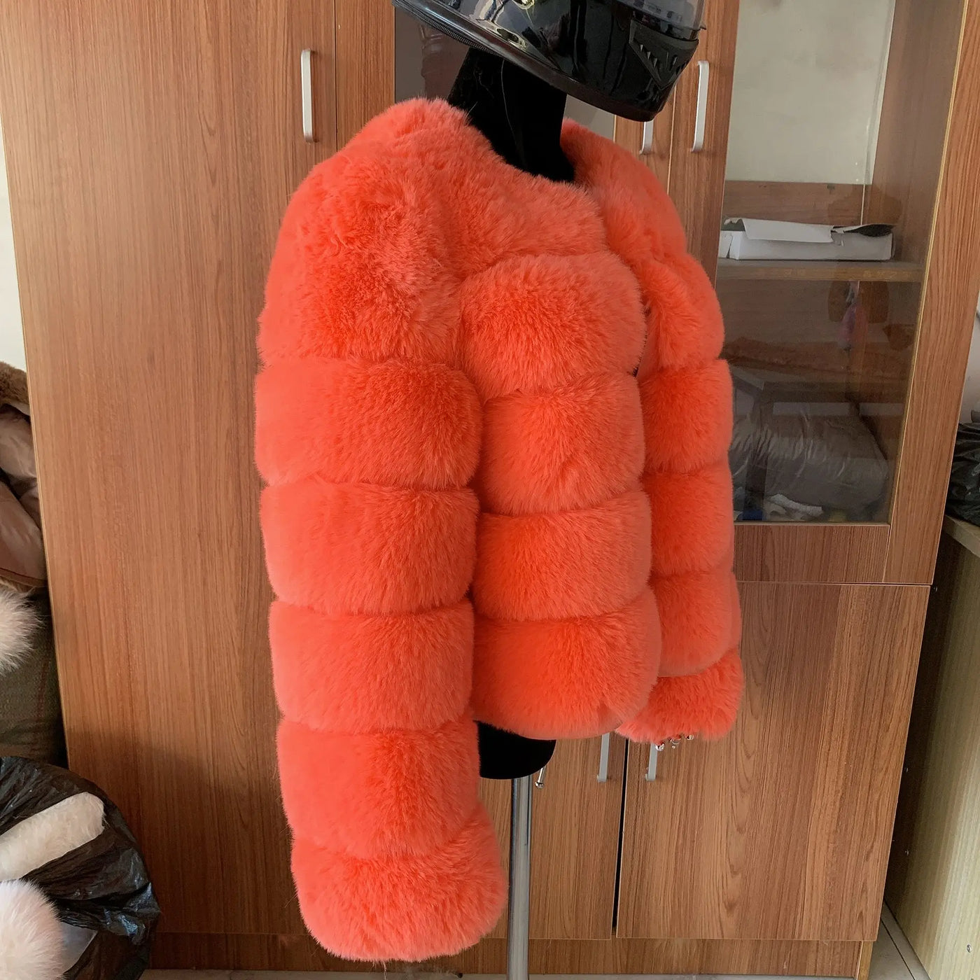 Winter coat for faux fur coat women new outerwear Fox fur short coat Fake fur  jacket furry fluffy jacket luxury woman fur Fake