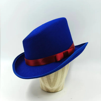 Men Top hat Magician Presidential high hat British jazz top hats male gentleman flat felt hat 2024 sombrero de copa británico